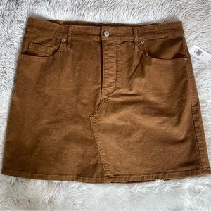Old Navy Brown Corduroy Skirt